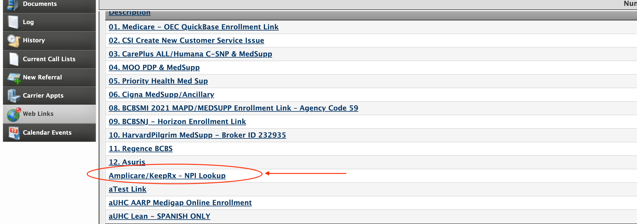 Amplicare NPI Lookup